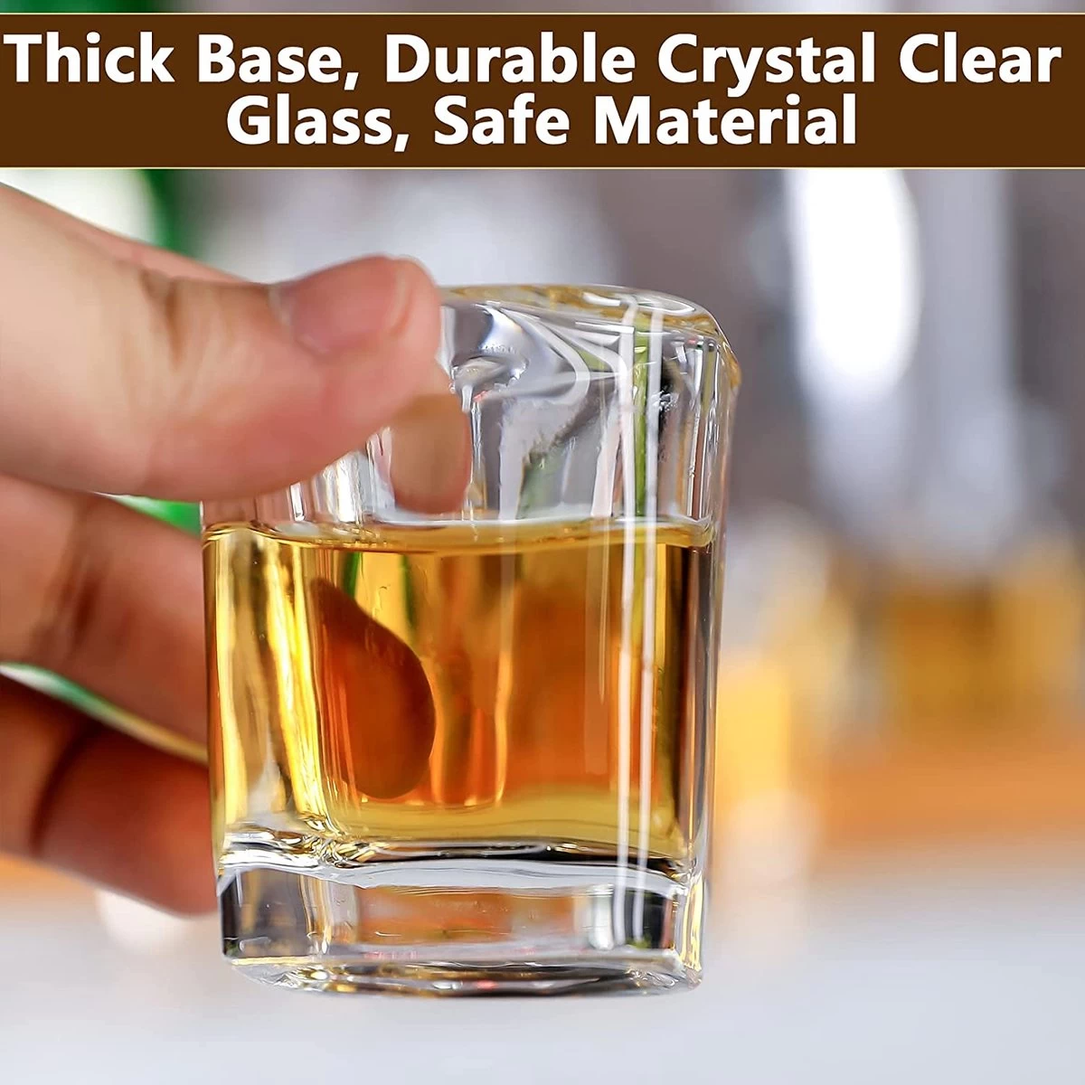 Set De Verres à Shot , Porte-cocktail Et Glas à Shot , Organiseur De Planche De Service De Boissons 12 Trous Avec Verre En Crystal Transparent 12 Pièces 2 Oz/60 Ml Pour Liqueurs , Whisky, Eau De Vie , Vodka 3 Set De Verres à Shot , Porte-cocktail Et Glas à Shot , Organiseur De Planche De Service De Boissons 12 Trous Avec Verre En Crystal Transparent 12 Pièces 2 Oz/60 Ml Pour Liqueurs , Whisky, Eau De Vie , Vodka – Image 3