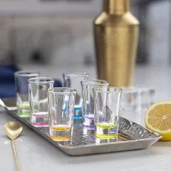 Verres à Verres En Verres Vodka Set De Shot à Tequila Shot à Alcohol Transparents Avec Fond Coloré | Va Au Lave-vaisselle | Collection Lexi Rainbow Blast | 30 Ml | Série De 12 -Fournitures De Cuisine Boutique 1200x1200 1275