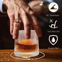 House Of Husk Set De 2 Verres à Whisky - Verres à Whisky - Rotation à 360 Degrés - Haute Brillance - Coffret Cadeau à Whisky -Fournitures De Cuisine Boutique 1200x1200 1337