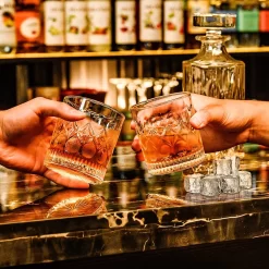 Design De Verres à Whisky Sculptés à L'ancienne Pour Verre à Whisky, Bourbon, Scotch, Cocktail Ou Liqueur - Sans Plomb -Fournitures De Cuisine Boutique 1200x1200 1365