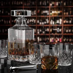 Ensemble De Carafe à Whisky, Ensemble à Whisky, 750 Ml, Carafe à Whisky Avec 4 Verres à Whisky De 20 Ml, Pierres à Whisky, Belle Boîte Cadeau, Whisky, Cadeaux Pour La Fête Des Pères Pour Homme -Fournitures De Cuisine Boutique 1200x1200 1372