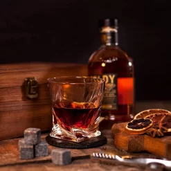 Set De Whisky Rednas - Verres à Whisky - Pierres à Whisky - Coffret Cadeau - Set En Bois - Pierre Naturelle - Coffret Cadeau -Fournitures De Cuisine Boutique 1200x1200 1401