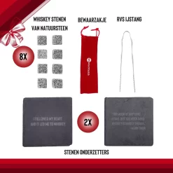 Set De Whisky Rednas - Verres à Whisky - Pierres à Whisky - Coffret Cadeau - Set En Bois - Pierre Naturelle - Coffret Cadeau -Fournitures De Cuisine Boutique 1200x1200 1404