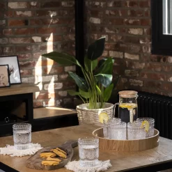 Verre à Eau Krumble - Vintage - Verres - Verres - Verre à Eau - Verre à Whisky - Passe Au Lave-Vaisselle - Set De 12 - 260 Ml - Glas - Transparent - 8 X 8 X 10 Cm -Fournitures De Cuisine Boutique 1200x1200 1438