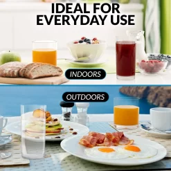 Verres à Boire En Plastique Lot De 8 Gobelets Transparents 4 Gobelets En Acrylique De 12 Oz Et 16 Oz Pour La Cuisine - Ensemble De Verres En Plastique Incassables Sans BPA Et Lavables Au Lave-vaisselle -Fournitures De Cuisine Boutique 1200x1200 1453