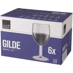 6x Verres à Vin Pour Vin Rouge 200 Ml Guild - 20 Cl - Verres à Vin Rouge - Boire Du Vin - Verres à Vin En Verre -Fournitures De Cuisine Boutique 1200x1200 1547