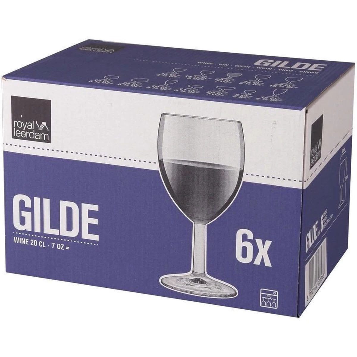 24x Verres à Vin Pour Vin Rouge 200 Ml Guild - 20 Cl - Verres à Vin Rouge - Boisson à Vin - Verres à Vin En Verre 3 24x Verres à Vin Pour Vin Rouge 200 Ml Guild - 20 Cl - Verres à Vin Rouge - Boisson à Vin - Verres à Vin En Verre – Image 3