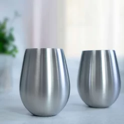 4x Verre à Vin En Acier Inoxydable - Tasse à Vin 500 Ml Pour Le Voyage - Tasse à Emporter En Acier Inoxydable - Tasse à Vin Sans Pied - Tasse De Voyage Sans BPA (4 Pièces - 500 Ml Dépoli) -Fournitures De Cuisine Boutique 1200x1200 1556