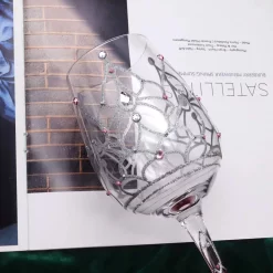 NymphFable Verre à Vin Peint à La Main Kroon De Princesse Verres à Verres à Vin Peints 15 Oz Cadeau Fantaisie Pour Anniversaires, Mariages, Saint Valentin -Fournitures De Cuisine Boutique 1200x1200 1566