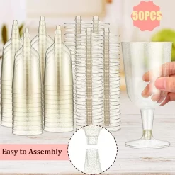 Ensemble De Verres à Flûtes à Champagne - Fête De Noël Dîner Fête Du Nouvel An Fête D'anniversaire - Verre De Haute Qualité - Durable - Parfait Comme Cadeau Verre à Champagne