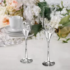 1 Ensemble (2 Pièces) Verres à Vin Créatifs De Haute Qualité Avec Base émail Coloré Cristal Diamant Incrusté En Forme De Coeur Amour Couple Mariage Ensemble De 2 Verres à Champagne Romantique Cadeau Décoration De La Maison -Fournitures De Cuisine Boutique 1200x1200 1586