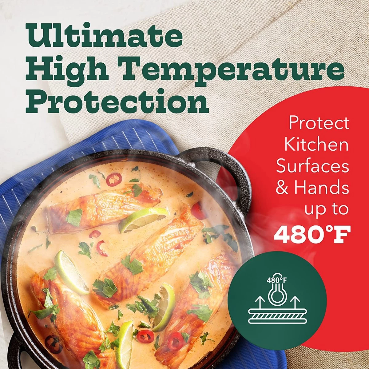 Ensemble De Gants De Cuisine De Luxe – Textile De Cuisine Aid – Accessoires De Four – Gloves De Four 9 Ensemble De Gants De Cuisine De Luxe – Textile De Cuisine Aid – Accessoires De Four – Gloves De Four – Image 9