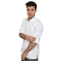 Chef Works Urban Hartford Veste De Chef Unisexe - Avec Fermeture éclair - Manches Longues - Wit - Taille XS -Fournitures De Cuisine Boutique 1200x1200 1629