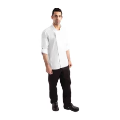 Chef Works Urban Hartford Veste De Chef Unisexe - Avec Fermeture éclair - Manches Longues - Wit - Taille XS -Fournitures De Cuisine Boutique 1200x1200 1630