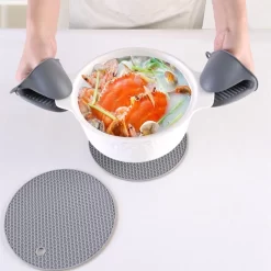 TDR - Gants En Silicone Isolants Thermiquement Extra Longs Pour La Cuisson Et La Cuisson - Ensemble Complet 7 Pièces - Gris -Fournitures De Cuisine Boutique 1200x1200 1645