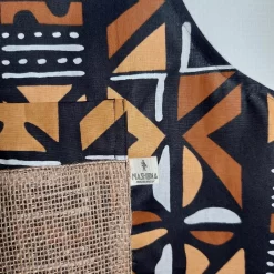 Tablier De Cuisine | Tablier Imprimé Inspiré De Bogolan Géométrique De Style Bohème Africain Fait à La Main -Fournitures De Cuisine Boutique 1200x1200 1653