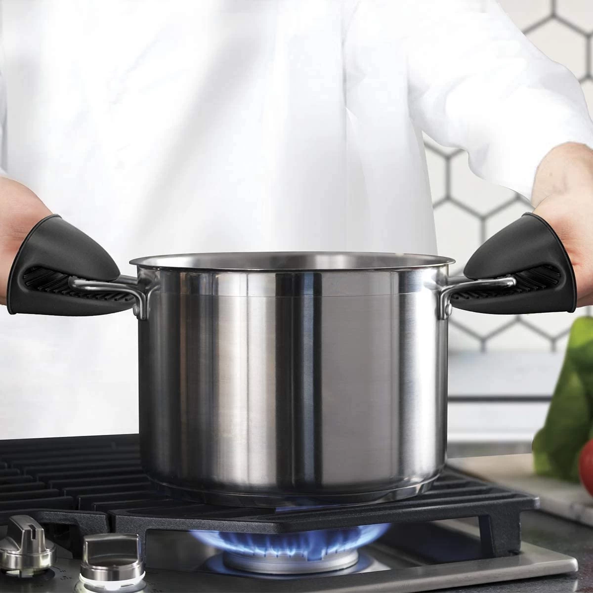 Ensemble De Gants De Cuisine De Luxe – Textile De Cuisine Aid – Accessoires De Four – Gloves De Four 2 Ensemble De Gants De Cuisine De Luxe – Textile De Cuisine Aid – Accessoires De Four – Gloves De Four – Image 2