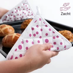 TAVAS Belles Pois Violets Maniques 2 Pièces Batterie De Cuisine Résistante à La Chaleur Katoen, Thermolite Jusqu'à 220°C -Fournitures De Cuisine Boutique 1200x1200 1680