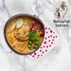 TAVAS Belles Pois Violets Maniques 2 Pièces Batterie De Cuisine Résistante à La Chaleur Katoen, Thermolite Jusqu'à 220°C -Fournitures De Cuisine Boutique 1200x1200 1682