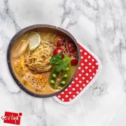 Gant De Cuisine Avec Manique Gants De Four - Pois Blancs Katoen , Maniques Résistant à La Chaleur Jusqu'à 200°C Set De 2 Maniques Et Gants De Four Set Gants De Four -Fournitures De Cuisine Boutique 1200x1200 1704