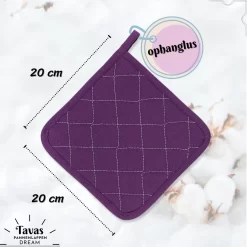 Maniques Tavas Dream Résistantes à La Chaleur | 2 Pièces | Katoen, Thermolite | Jusqu'à 220°C | Violet -Fournitures De Cuisine Boutique 1200x1200 1711