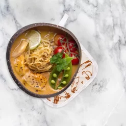 Maniques Tavas Résistantes à La Chaleur | 2 Pièces | Katoen, Thermolite | Jusqu'à 220°C | Blanc - Marron -Fournitures De Cuisine Boutique 1200x1200 1764