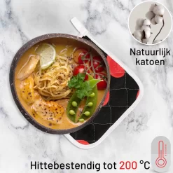 TAVAS Nice Tomatos Maniques 2 Pièces Résistant à La Chaleur Pot Lapping Set Katoen, Thermolite Jusqu'à 200°C -Fournitures De Cuisine Boutique 1200x1200 1803