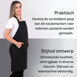 Tablier De Cuisine Pedra Master 60x80 Cm Zwart Tablier De Cuisine Avec Poches Tablier De Service De Restauration Pour Dames Tablier De Restaurant Pour Femme -Fournitures De Cuisine Boutique 1200x1200 1877