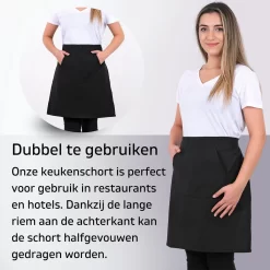 Tablier De Cuisine Pedra Master 60x80 Cm Zwart Tablier De Cuisine Avec Poches Tablier De Service De Restauration Pour Dames Tablier De Restaurant Pour Femme -Fournitures De Cuisine Boutique 1200x1200 1879