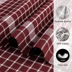 Essuies De Vaisselle, Lot De 5 Torchons, Coton, Torchons De Cuisine Premium, Torchons De Cuisine, Torchons Vintage & Décoratifs Pour La Cuisine, à Carreaux (rouge Vin) -Fournitures De Cuisine Boutique 1200x1200 1889