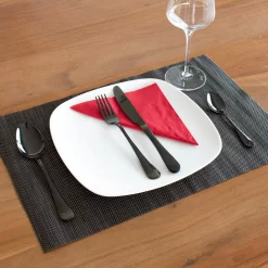 Set De Couverts Dymund 1 Personne - (4 Pièces) Couverts - Cuillère, Couteau, Fourchette Et Cuillère - Acier Inoxydable - Zwart -Fournitures De Cuisine Boutique 1200x1200 2