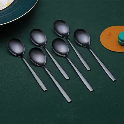 Cuillère à Café / Cuillères à Café Cuillères à Expresso, Cuillères à Dessert Cuillères à Café, Petites Mini Cuillères Pour Les Fêtes, Va Au Lave-vaisselle - 6pcs -Fournitures De Cuisine Boutique 1200x1200 20