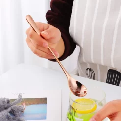 Fako Bijoux® - 6 Cuillères Longues HQ - Latte Macchiato - Long Drink - Cocktail - Dessert - Glace - Café - Argent - 6 Pièces -Fournitures De Cuisine Boutique 1200x1200 203