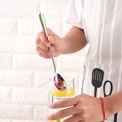 Fako Bijoux® - 6 Cuillères Longues HQ - Latte Macchiato - Long Drink - Cocktail - Dessert - Glace - Café - Argent - 6 Pièces -Fournitures De Cuisine Boutique 1200x1200 204