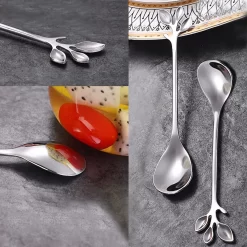 Cuillère à Café / Cuillères à Café Cuillères à Expresso, Cuillères à Dessert Cuillères à Café, Petites Mini Cuillères Pour Les Fêtes, Va Au Lave-vaisselle - 12pcs -Fournitures De Cuisine Boutique 1200x1200 218