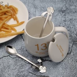 6 Cuillères à Café Suspendues Pour Chien - Café Et Thé - Cuillère à Motif Chien - Cuillère à Café - Acier Inoxydable - Argenté -Fournitures De Cuisine Boutique 1200x1200 243