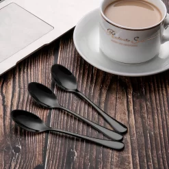 Set De 6 Cuillères à Café Ovales - Cuillères à Café - Acier Inoxydable - Cuillères à Café - Petites Cuillères à Café & Thé - Zwart -Fournitures De Cuisine Boutique 1200x1200 252