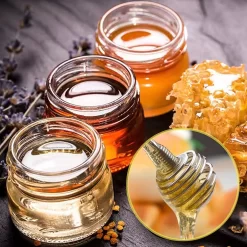 Avec Poignées Incurvées, Louche à Miel, Cuillère à Miel à Long Manche En Acier Inoxydable, Utile Pour Tremper Le Miel, Le Sirop, Remuer Le Café, Les Boissons, Le Lait -Fournitures De Cuisine Boutique 1200x1200 271