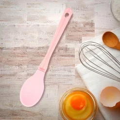 La Home De Nandy | Cuillère à Casserole | 1 Pièce | Rose | Large | Batterie De Cuisine | Résistant Au Lave-vaisselle | Poids Léger | 29 Cm