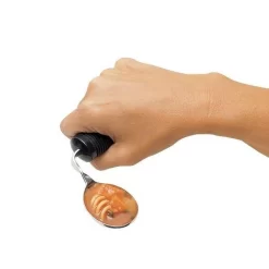 Couverts épais Personnalisés, Cuillère. Poignée épaissie Avec Prise Souple. Pliable / Pliable. Noir -Fournitures De Cuisine Boutique 1200x1200 286