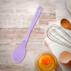 La Home De Nandy | Cuillère à Casserole | 1 Pièce | Violet | Large | Batterie De Cuisine | Résistant Au Lave-vaisselle | Poids Léger | 29 Cm