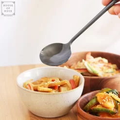 Set De Cuillères à Soupe Coréenne House Of Husk - Zwart - 5 Pièces - Cuillère à Soupe - Acier Inoxydable - Passe Au Lave-vaisselle -Fournitures De Cuisine Boutique 1200x1200 304