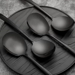 Ensemble De Cuillères De Service House Of Set - Zwart - Cuillère De Service - Cuillère De Salutation - Cuillère à Pommes De Terre - 21 Cm - Acier Inoxydable - 4 Pièces 8 Ensemble De Cuillères De Service House Of Set - Zwart - Cuillère De Service - Cuillère De Salutation - Cuillère à Pommes De Terre - 21 Cm - Acier Inoxydable - 4 Pièces -Fournitures De Cuisine Boutique 1200x1200 317