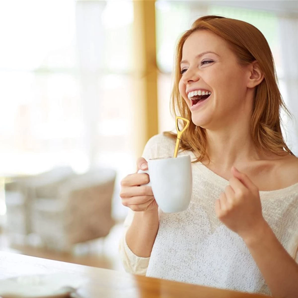 Rolin Roly Set De 7 Cuillères à Mélanger En Acier Inoxydable En Forme De Cuillère, Cuillère à Dessert Colorée, Cuillère à Latte Arc-en-ciel Pour Café Au Lait, Dessert Expresso 4 Rolin Roly Set De 7 Cuillères à Mélanger En Acier Inoxydable En Forme De Cuillère, Cuillère à Dessert Colorée, Cuillère à Latte Arc-en-ciel Pour Café Au Lait, Dessert Expresso – Image 4