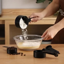 Cuillères/ Outils De Mesure De Tasse Accessoires De Vêtements Pour Bébé De Cuisson En PP Gadgets De Cuisine En Acier Inoxydable / Poignée En Plastique - Zwart