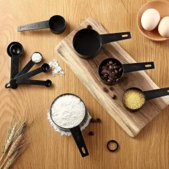 Cuillères/ Outils De Mesure De Tasse Accessoires De Vêtements Pour Bébé De Cuisson En PP Gadgets De Cuisine En Acier Inoxydable / Poignée En Plastique - Zwart -Fournitures De Cuisine Boutique 1200x1200 349