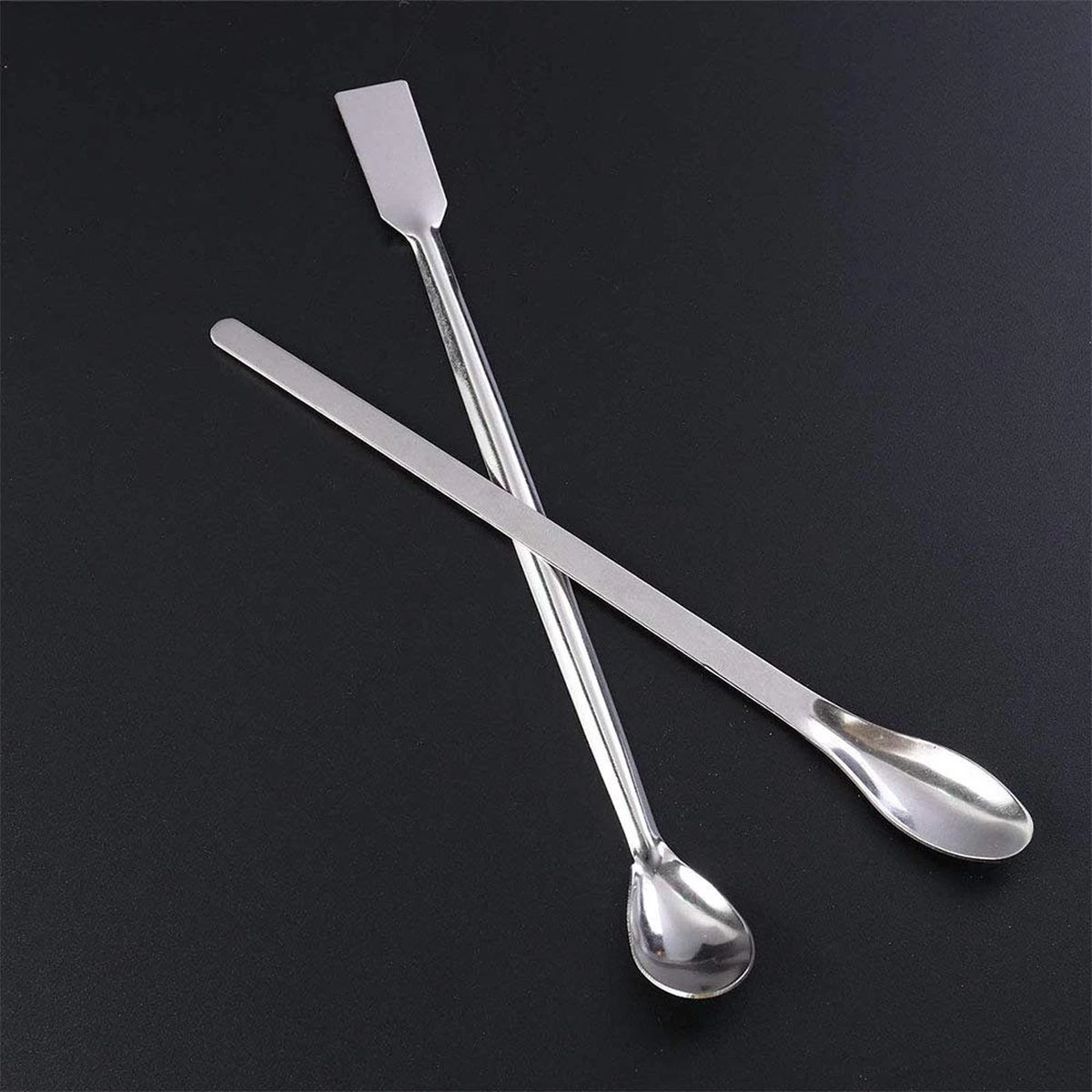 Micro Cuillère En Acier Inoxydable, Cuillère à échantillon De Laboratoire Réactif, Cuillère à Grattoir De Laboratoire, Mini Micro Cuillère 10 Paquets 4 Têtes Simples, 4 Têtes Doubles, 2 Têtes Carrées (Argent) 6 Micro Cuillère En Acier Inoxydable, Cuillère à échantillon De Laboratoire Réactif, Cuillère à Grattoir De Laboratoire, Mini Micro Cuillère 10 Paquets 4 Têtes Simples, 4 Têtes Doubles, 2 Têtes Carrées (Argent) – Image 6