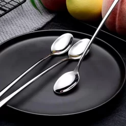 Trendfield 6 Cuillères Longues Latte Macchiato Longdrink Cocktail Dessert Glace Ou Café - 6 Pièces Dans Un Sac De Rangement -Fournitures De Cuisine Boutique 1200x1200 372