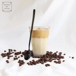 House Of Husk® - Set De Cuillères à Latte Macchiato - 20CM - Zwart - Cuillère à Café - Cuillère à Long Drink - Cuillère à Sorbet - Cuillère à Café - Acier Inoxydable - 6 Pièces -Fournitures De Cuisine Boutique 1200x1200 393