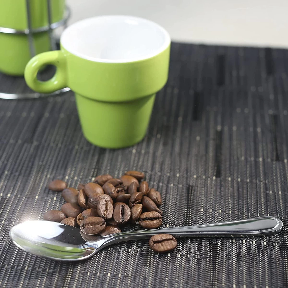 COM-FOUR® 12x Cuillères à Expresso En Acier Inoxydable - Couverts De Table élégants Au Design Simple - Cuillères à Café - Cuillères à Dessert - Service à Thé (12 Pièces - Cuillère à Expresso 12cm) 2 COM-FOUR® 12x Cuillères à Expresso En Acier Inoxydable - Couverts De Table élégants Au Design Simple - Cuillères à Café - Cuillères à Dessert - Service à Thé (12 Pièces - Cuillère à Expresso 12cm) – Image 2